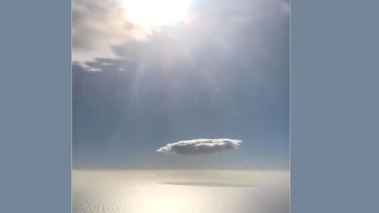 Amazing Viral Video of a lonesome cloud roaming the endless sky, watch
